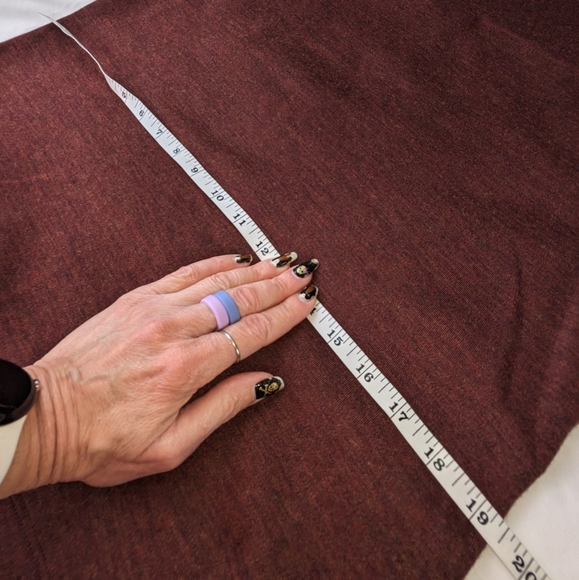 Ellen Tracy EUC Wool top 14 Large Autumn rust brown burnt orange - Picture 7 of 8